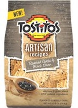 Tostitos Artisan Recipes Roasted Garlic and Black Bean Tortilla Chips